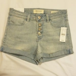 Denim shorts
